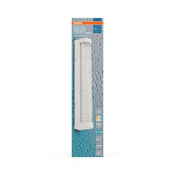 LED Wandleuchte dimmbar CCT Alu 3000-4000K IP44 OSRAM