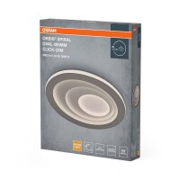LED Deckenleuchte Click-DIM Grau 3000K L:38,5cm OSRAM