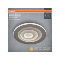 LED Deckenlampe Click-DIM Grau 3000K L:36,5cm OSRAM