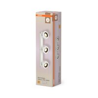 LED Deckenstrahler verstellbar Weiß Metall 3000 K...