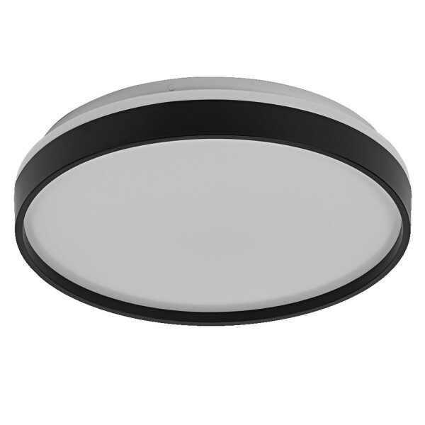 LED Deckenleuchte Schwarz Metall 3000K Ø38,5cm OSRAM
