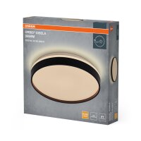 LED Deckenleuchte Schwarz Metall 3000K Ø38,5cm OSRAM