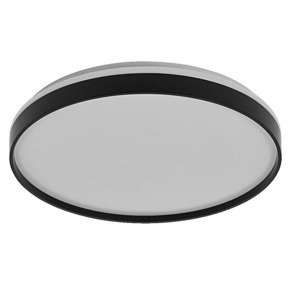 LED Deckenleuchte Schwarz Metall 3000K Ø48,5cm OSRAM