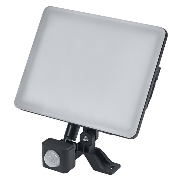 LED Außenstrahler Bewegungsmelder Schwarz 4000 K IP44