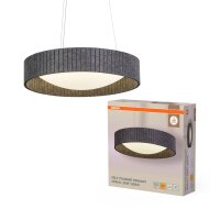 LED Pendelleuchte Filz 3000 K Metall Ø50 cm OSRAM