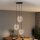 LED Hängelampe CCT 3-flammig Schwarz L:28 cm OSRAM