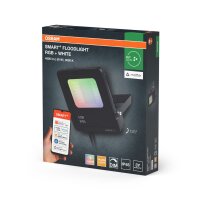 LED Außenstrahler RGBW Dunkelgrau Alu IP65 OSRAM