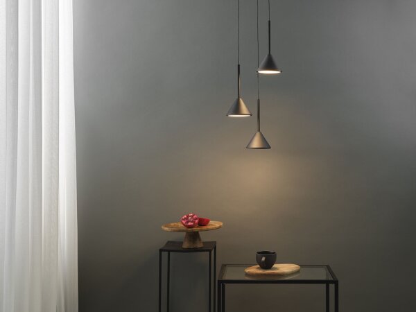 LED Hängelampe Metall Schwarz 3000 K Ø29cm modern OSRAM