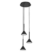 LED Hängelampe Metall Schwarz 3000 K Ø29cm...
