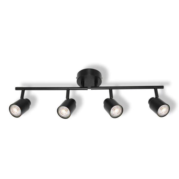 Deckenstrahler schwenkbar Metall Schwarz GU10 OSRAM