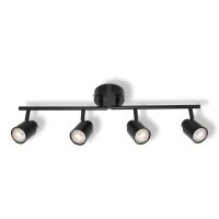 Deckenstrahler schwenkbar Metall Schwarz GU10 OSRAM