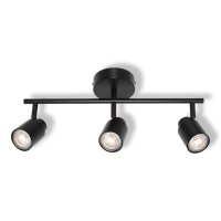 Spot Metall Schwarz schwenkbar flexibel GU10 OSRAM