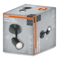 Strahler schwenkbar flexibel Schwarz Metall GU10 OSRAM