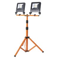 LED Arbeitsleuchte schwenkbar Orange Metall IP65 180 cm