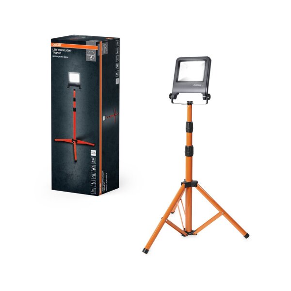 LED Lampe verstellbar flexibel Orange Metall IP65 180cm