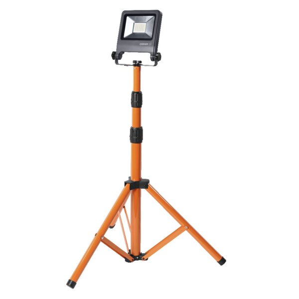 LED Lampe schwenkbar flexibel Orange Metall IP65 175 cm