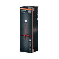 LED Lampe schwenkbar flexibel Orange Metall IP65 175 cm