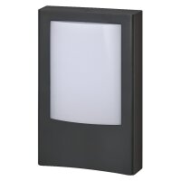 LED Wandlampe Dunkelgrau Alu 3000 K IP44 OSRAM