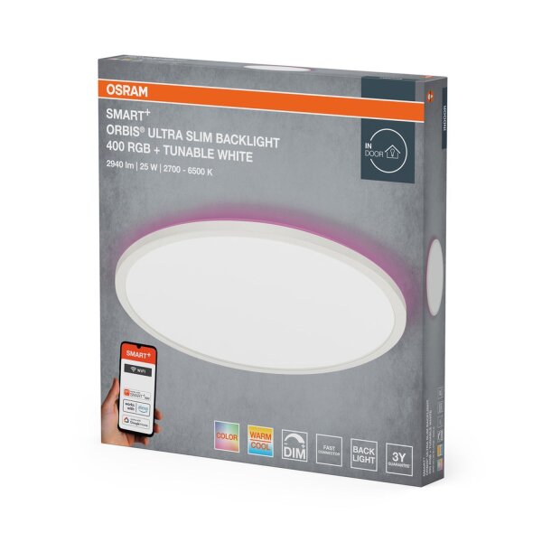 LED Deckenleuchte dimmbar RGB Smart+ TW Weiß OSRAM