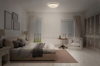 LED Deckenleuchte Weiß Metall 3000K rund B:22cm OSRAM