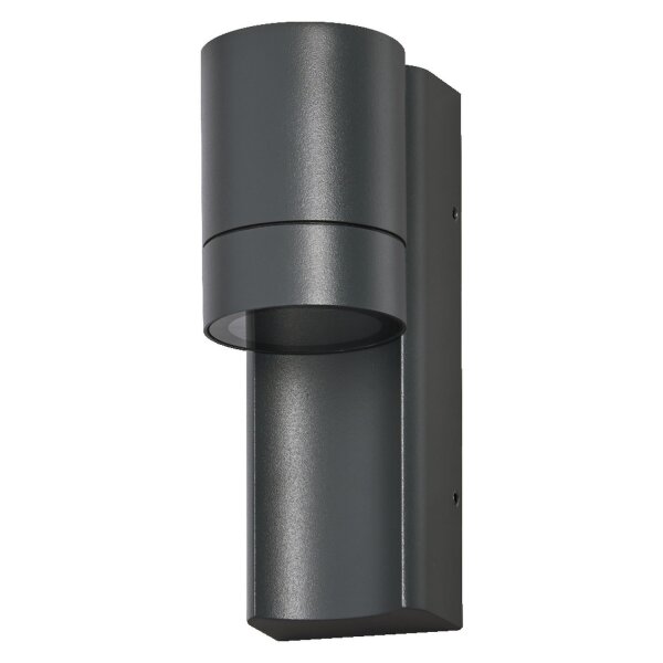 Wandlampe Dunkelgrau Aluminium IP65 GU10 L:17 cm OSRAM