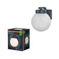 Wandleuchte Dunkelgrau Alu IP54 E27 H:27 cm OSRAM
