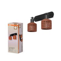 Wandleuchte verstellbar 2-flammig Ton Metall E27 OSRAM