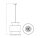 Pendelleuchte Weiß Bast Beige E27 Ø35 cm OSRAM