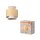 Pendelleuchte Weiß Bast Beige E27 Ø35 cm OSRAM