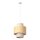 Hängelampe Weiß Bast Beige E27 Ø35 cm modern OSRAM