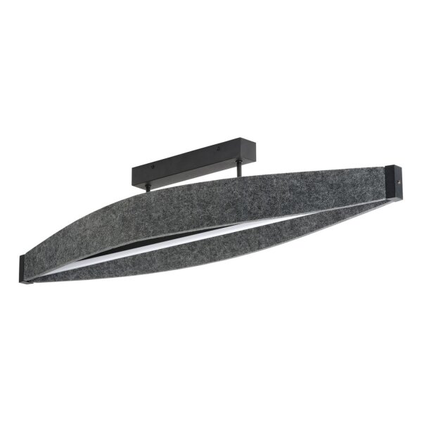 LED Deckenleuchte Filz Metall 3000 K L:100 cm OSRAM