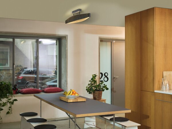 LED Deckenleuchte Filz Metall 3000 K L:100 cm OSRAM