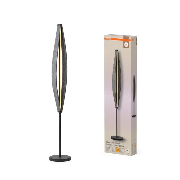 LED Stehlampe Filz 3000 K H:152,5 cm modern OSRAM
