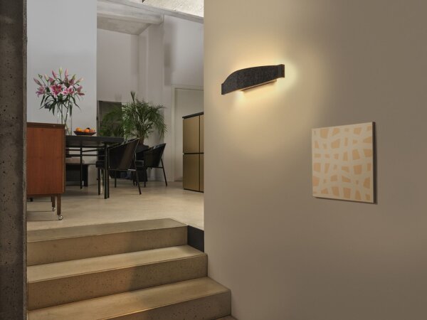 LED Wandleuchte Filz 3000 K B:50 cm modern OSRAM