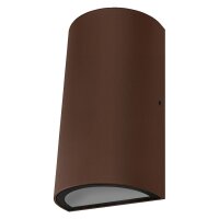 LED Wandleuchte Up Down Alu 3000 K IP54 H:16 cm OSRAM