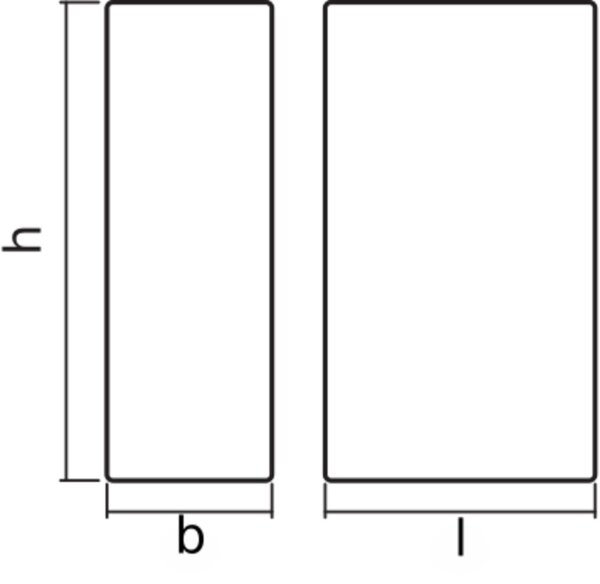 LED Wandleuchte Up Down Weiß 3000 K IP44 H:16 cm OSRAM