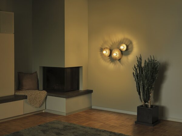 Wandleuchte flexibel Stahl E27 L:72 cm modern OSRAM