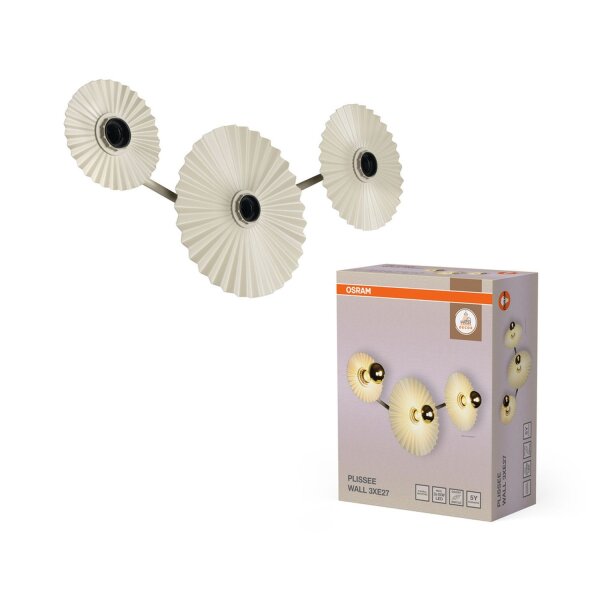 Wandleuchte flexibel Stahl E27 L:72 cm Design OSRAM