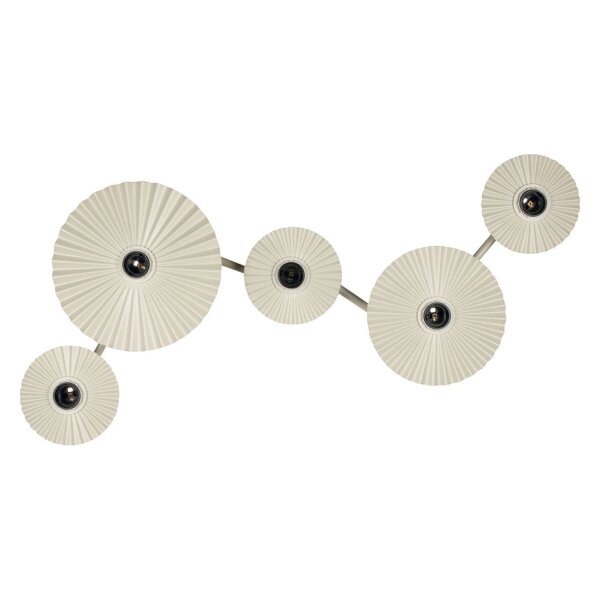 Wandlampe schwenkbar Beige Stahl E27 L:112 cm OSRAM