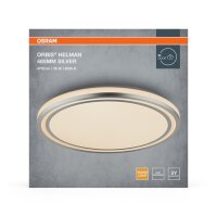 LED Deckenlampe Silber Metall 3000 K rund Ø48,5cm...