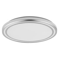 LED Deckenleuchte Silber Metall 3000 K &Oslash;29,5cm OSRAM