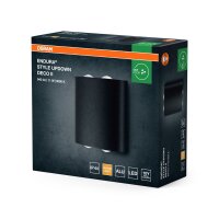 LED Wandlampe Alu 3000 K IP44 B:14 cm modern OSRAM