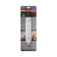 LED Wandlampe Sensor Batterie Weiß Alu 4000 K OSRAM