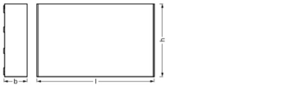 LED Wandleuchte Metall 3000 K IP65 B:20 cm OSRAM