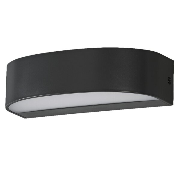 LED Wandleuchte Metall 3000 K IP65 B:17,2 cm OSRAM