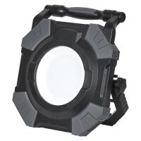 LED Arbeitsleuchte Alu 6500K IP54 H36,8cm Steckdosen