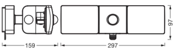 LED Akku Wandlampe Sensor dimmbar flexibel 3000 K OSRAM