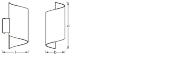 LED Wandleuchte dimmbar Smart+ TW Schwarz Alu OSRAM
