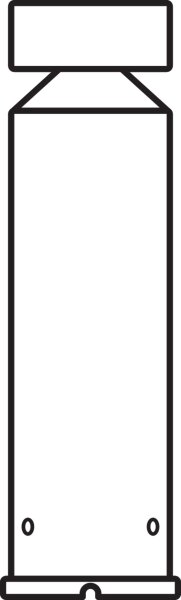 LED Pollerleuchte Edelstahl 3000 K IP44 H:50 cm OSRAM