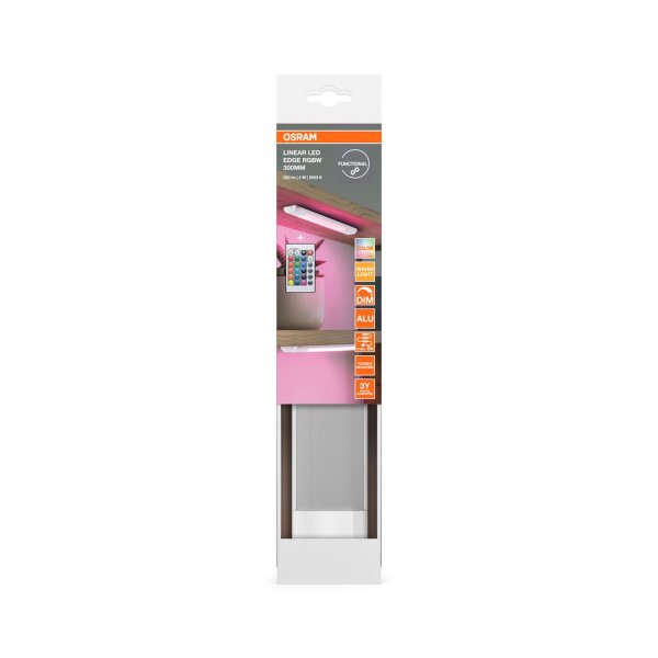 LED Unterbauleuchte dimmbar RGBW RGB Alu 3000K OSRAM
